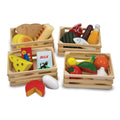 Melissa & Doug Food Groups - 21 Wood Parts and 4 Boxes, Multicolor