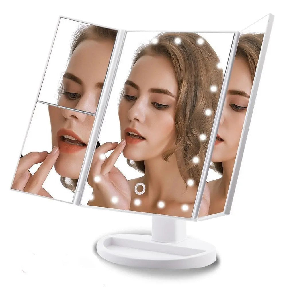 Light Make-up Mirror - Smart Touch Mirror with Lights and 10X Increase