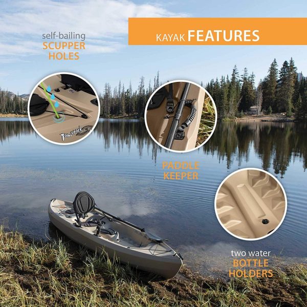 Lifetime 90806 Tamarack Angler 100 Kayak Fishing 2 Packages (Including Remos)