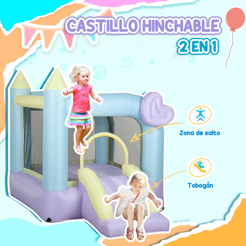 Hincon Castle for Children With Multicolor Aiyaplay Soplator