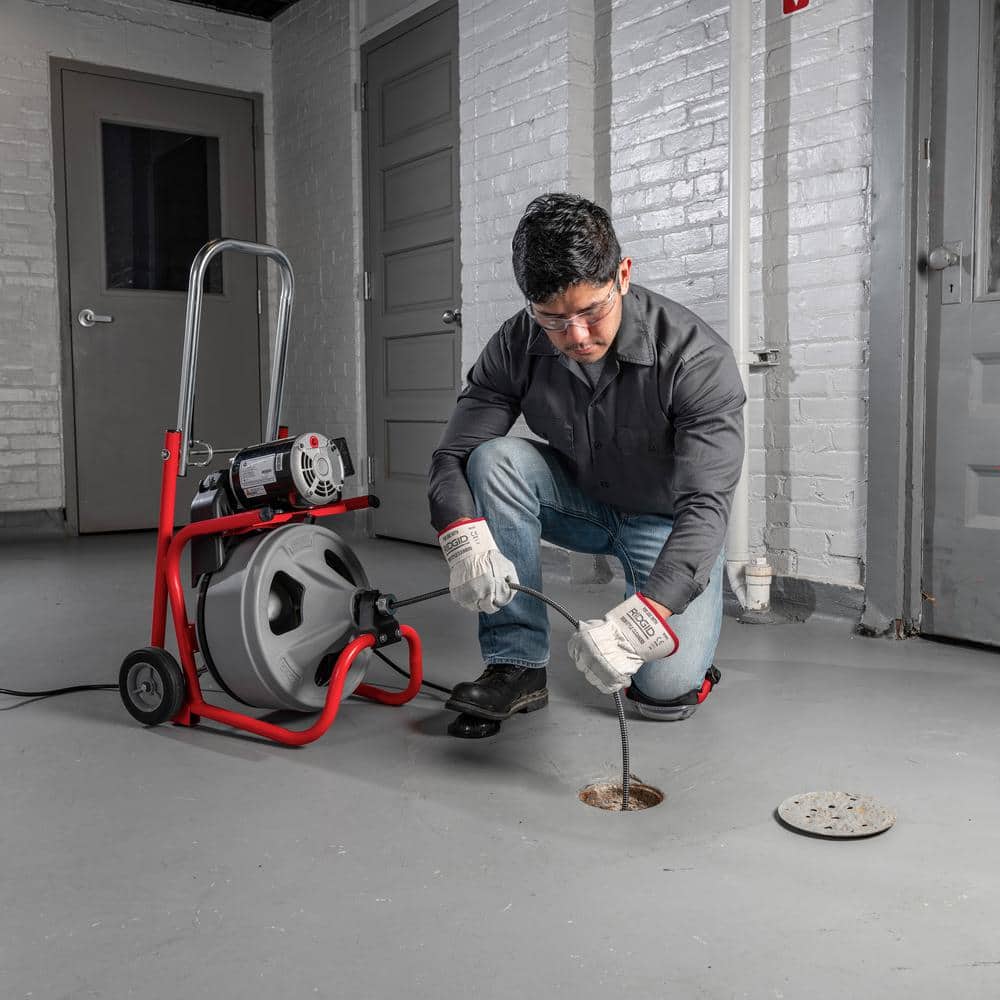 K-400 120 Volt Drill Untying Machine with 3 / 8 inch C-32IW Cable. x 75 ft + 4 Piece and Glove Tools 52363