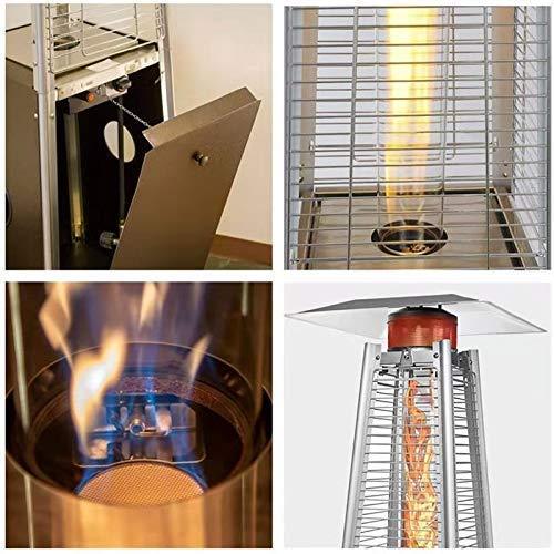 2 Pyramid-shaped External Heaters Games, 42,000 BTU, Torre to Propane Gas Heaters