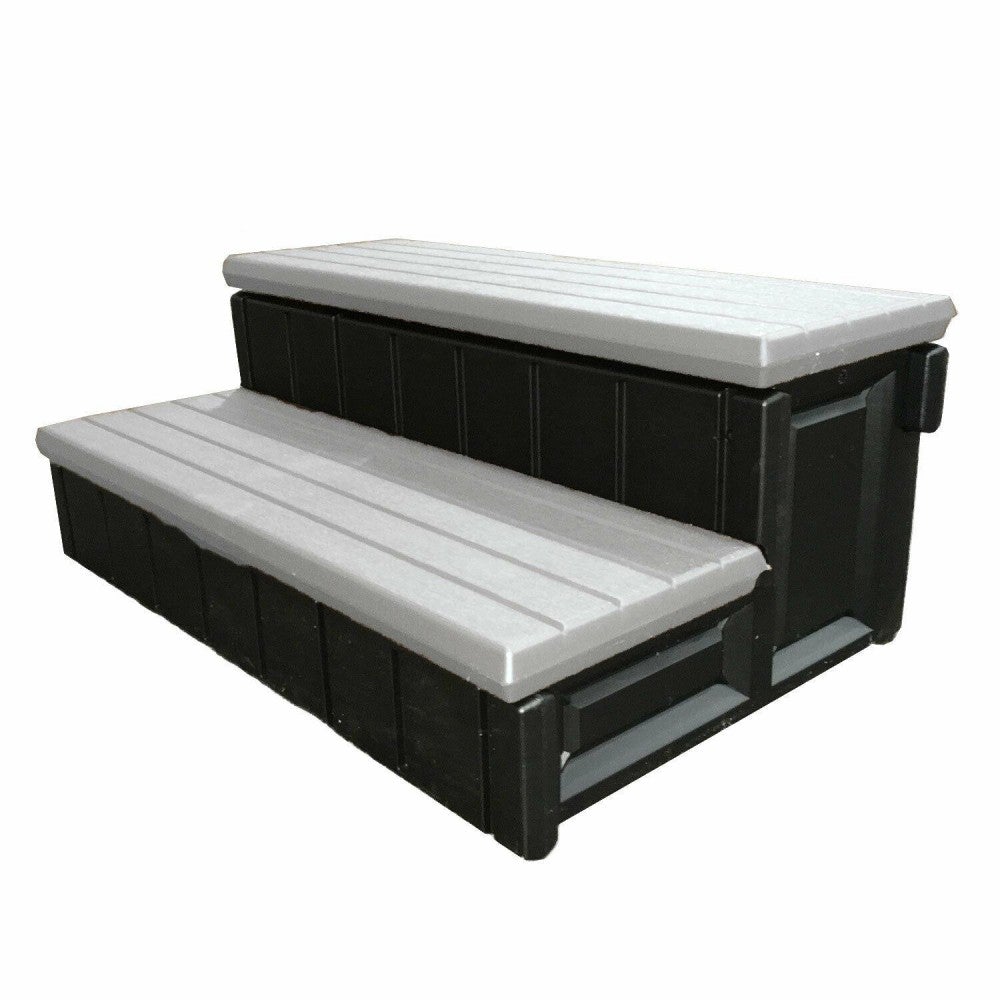 Leisure Accens Stairs with Storage compartment for 36-inch Patio Jacuzzi