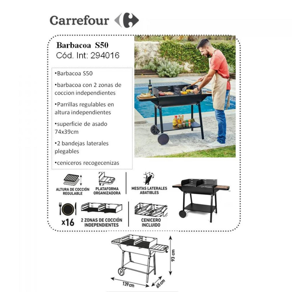 Barbecue S50 Carrefour