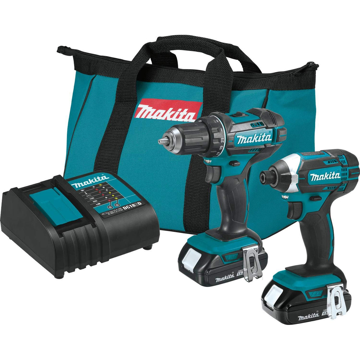 Makita CT225SYX Kit Combo 2-piece Lithium Ion Compact 18V LX ®