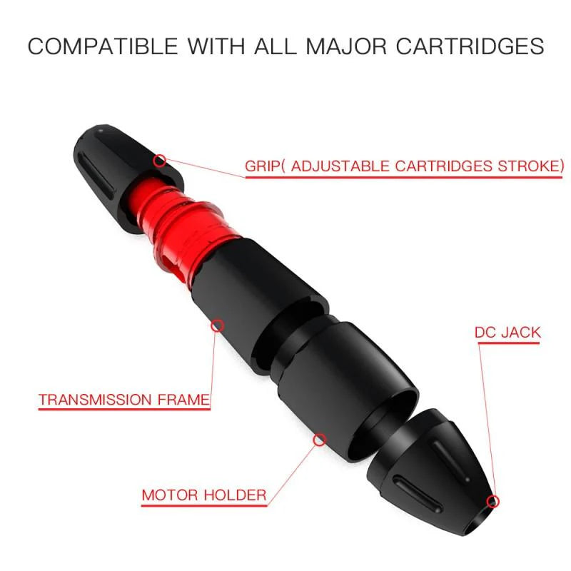 Tattage Machine Kit with Mast Pen WJX Piston and Battery Package