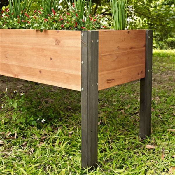 High Garden for Exterior - Urban Wood Garden 70 x 24 x 29 inches from Alto