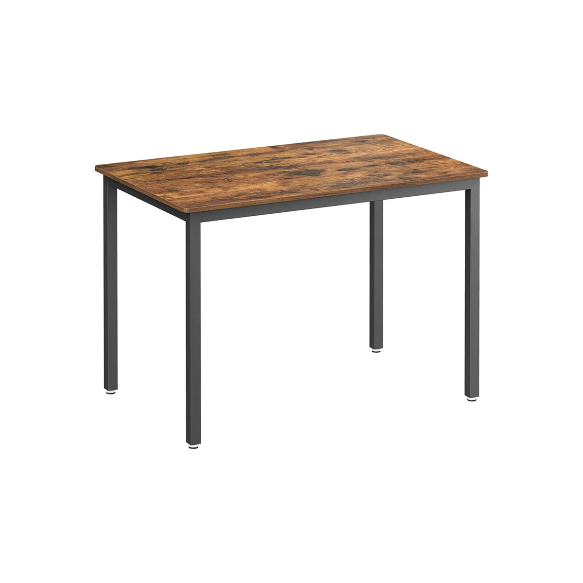 Dining table for 4 People Rustic Brown and Black