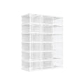 Set of 18 transparent and white cloud shoes boxes