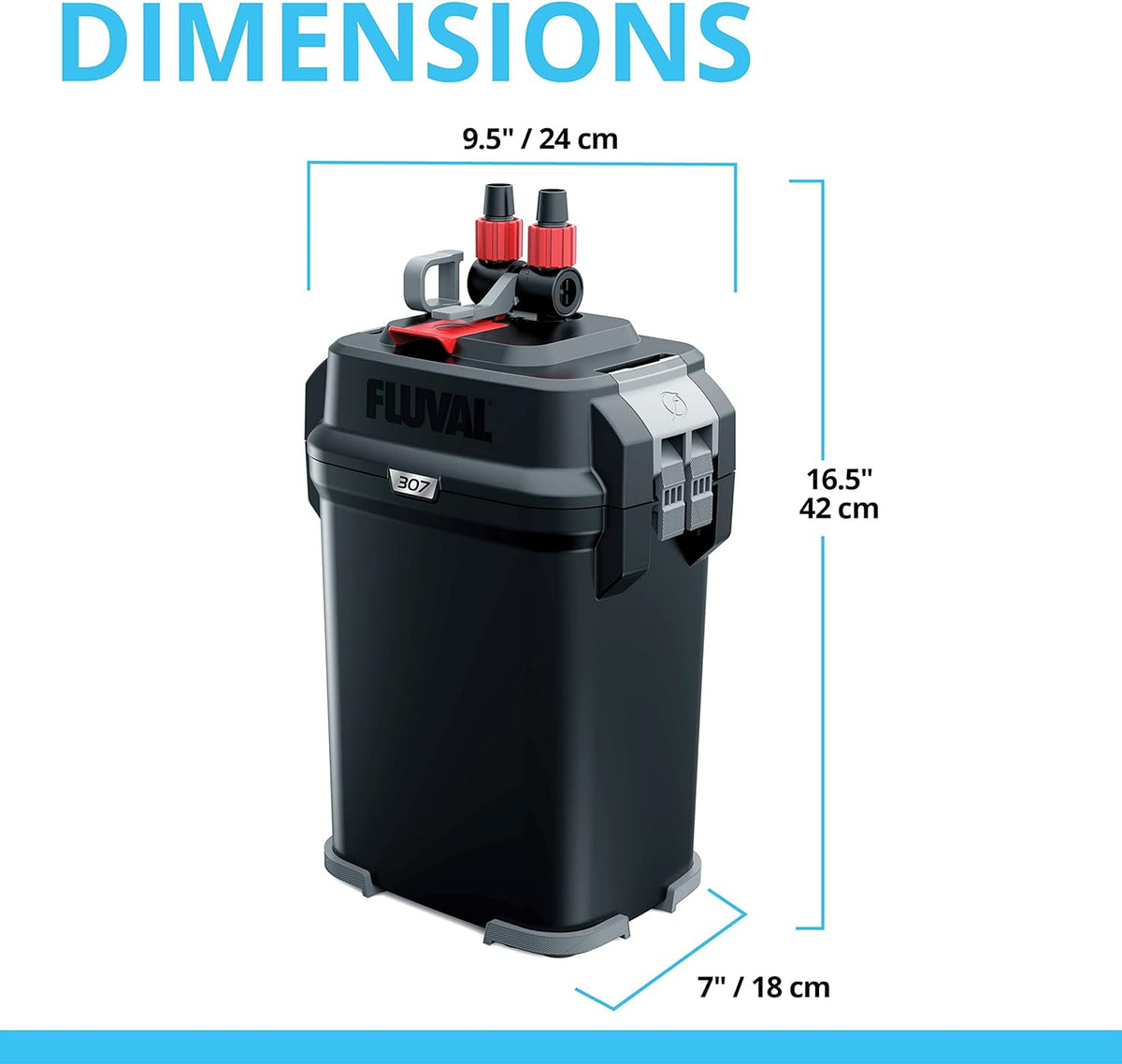 Fluval basket filter 407 - for aquariums up to 100 gallons - basket filter for aquarium