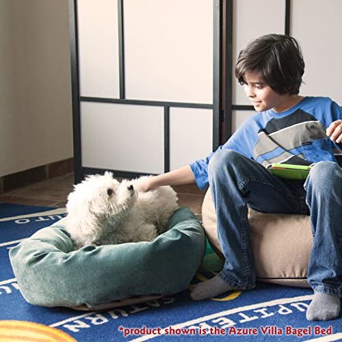 Majestic Pet Villa Bed for Bagel Dogs - 124; Donut-shaped Calming Bed, Multiple Tongs and Colors