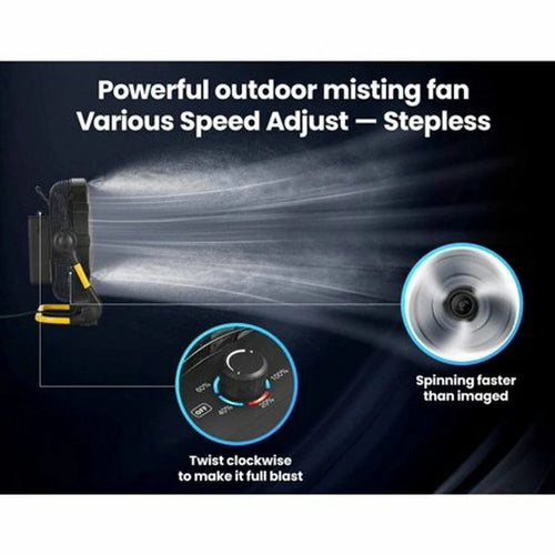 12-inch Wireless Air Geek External Floor Fan - Nebulization function