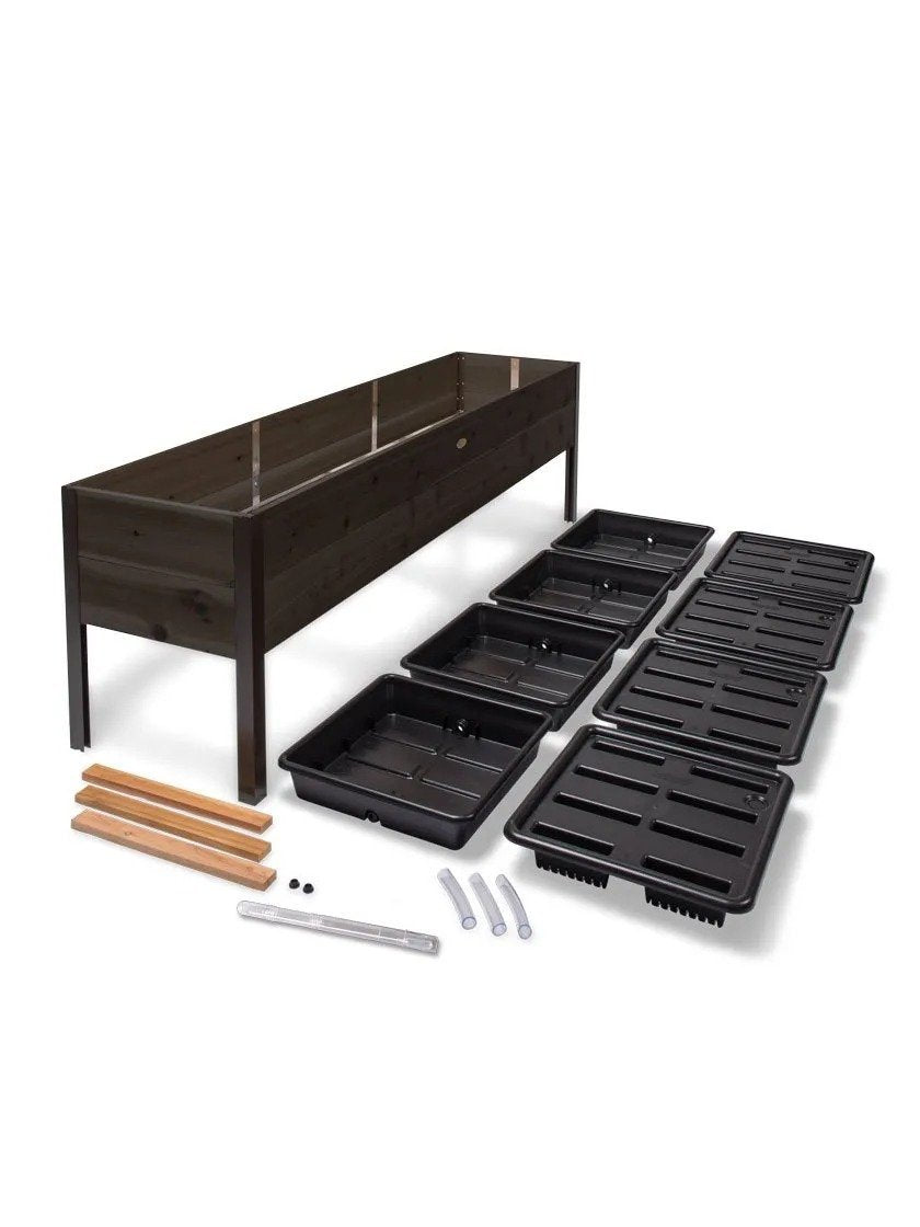 Special offer today in Mart: Last 30 sets of organic raised macetres with automatic irrigation and dyed finish