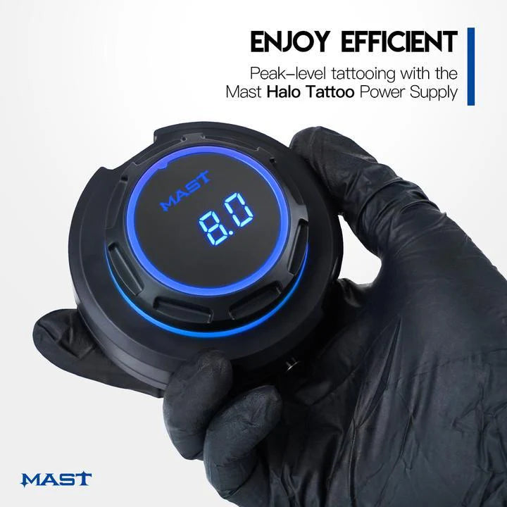Mast Tour Tattuage Machine Kit with Rotating Machine Tour Pen and Halo Power Supply