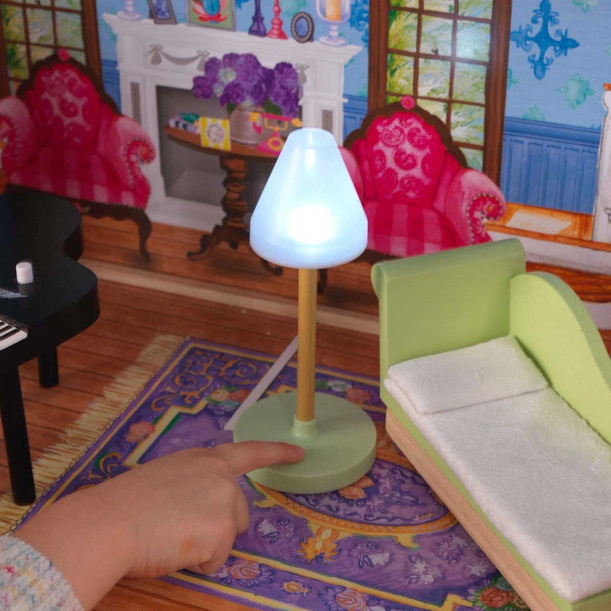 KidKraft My Dreamy Wood Doll House with 14 Accessories