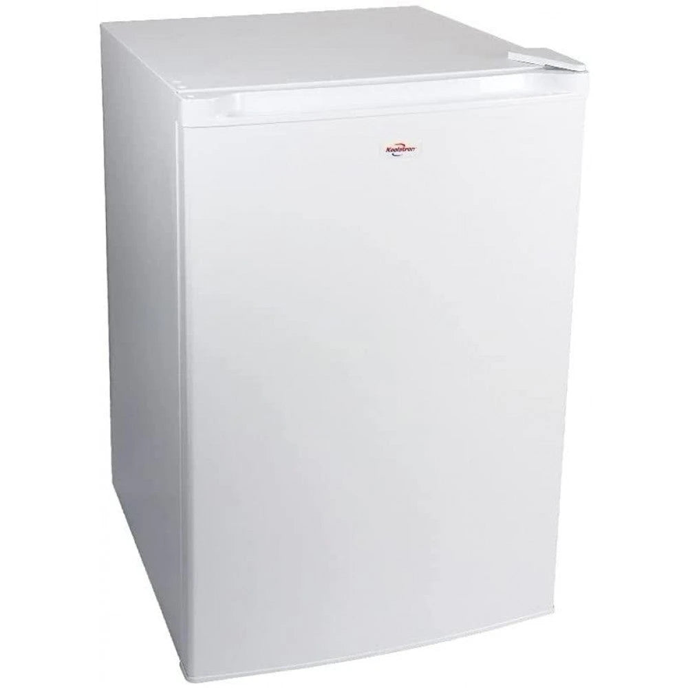 Freezer Vertical Koolatron Compact with Compressor Cooling Technology, capacity of 3.0 Cubic Feet - Ideal for Apartments, Condominiums, Offices, Rolling Houses, Cabins, Small Kitchen - White