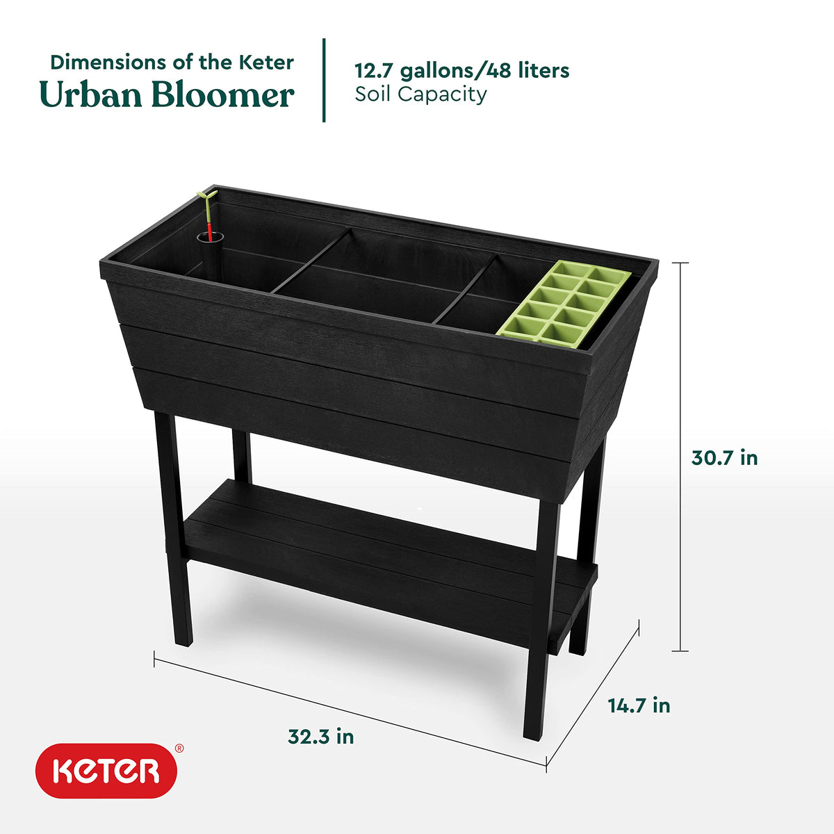 Keter High Plastic Grape Bloomer