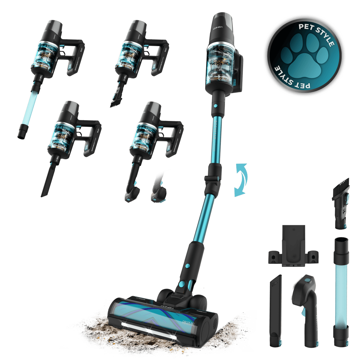 Conga Rockstar 9500 Lunar Pet Flex