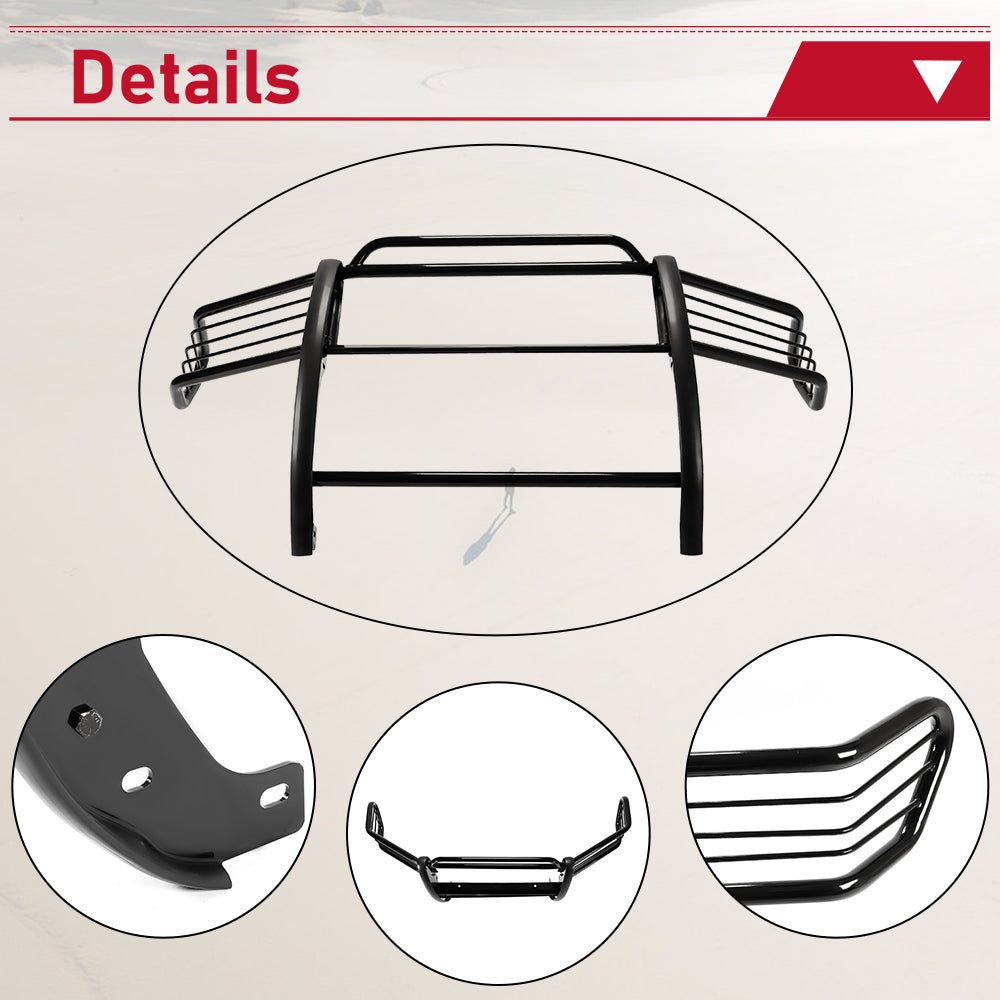 Rejilla Protector and Front Kojem Black Steel Pumps for Toyota Tundra 2000- 06 and Sequoia 2001- 04