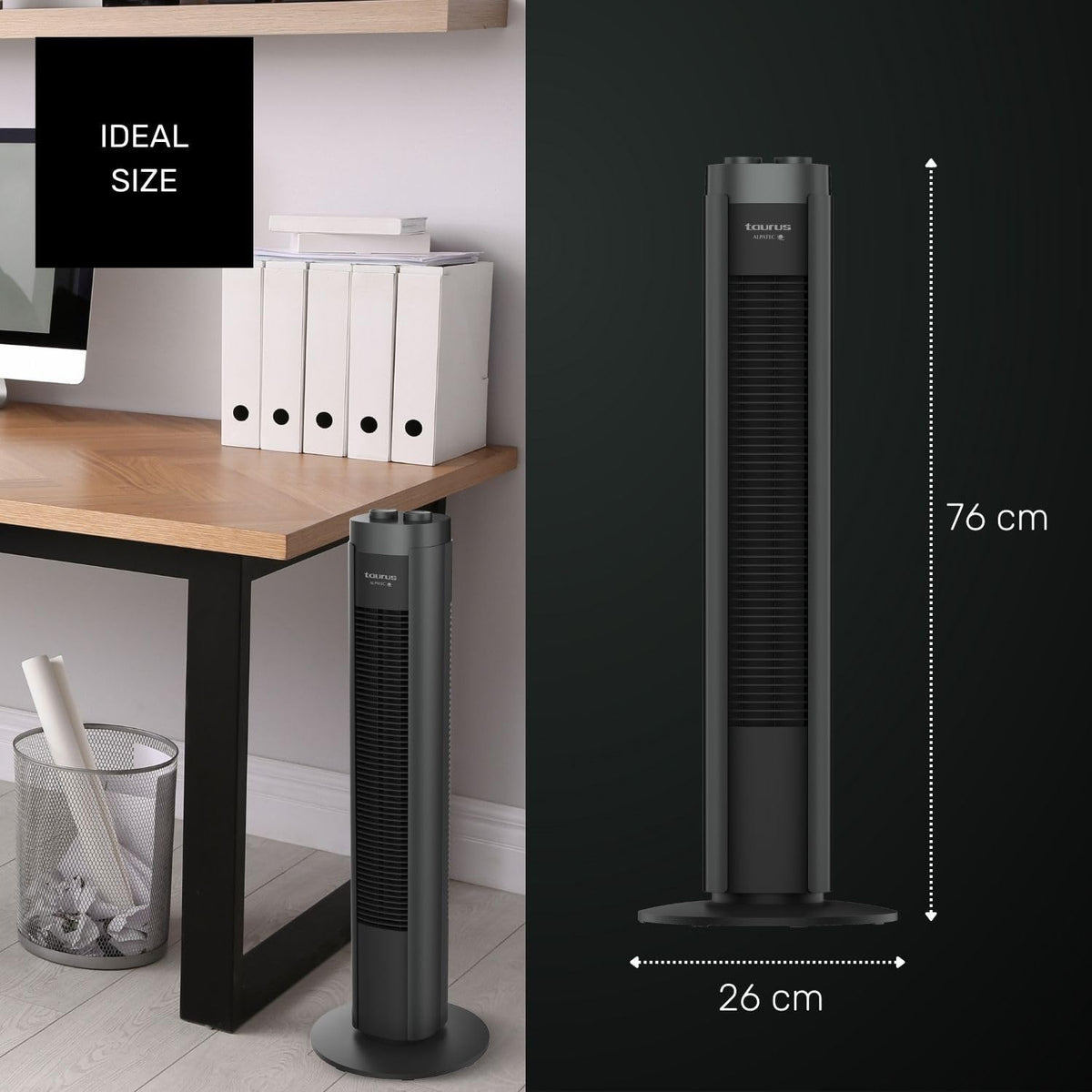 Taurus Tower Fan - New Babel 50W, Height 86 cm