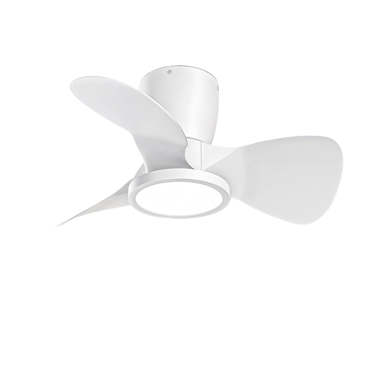 ceiling fan with light Ateroll, Ø61 cm, 3CCT adjustable LED (3000K-4000K-5000K), 1500LM, with remote control, 6 speeds, timer, ideal for room and bedroom