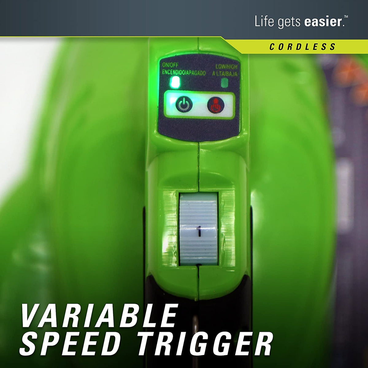 40V Wireless Sheet Apirator, 185 MPH Variable Speed, 4.0Ah Battery and Included Loader, Model 24322