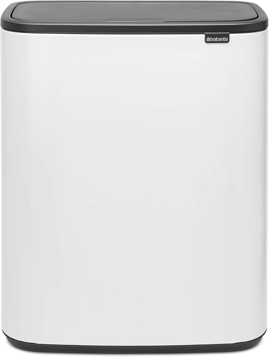 Brabantia Dustbin, Matte Steel, Anti-Fingerprint, 2 x 30 L