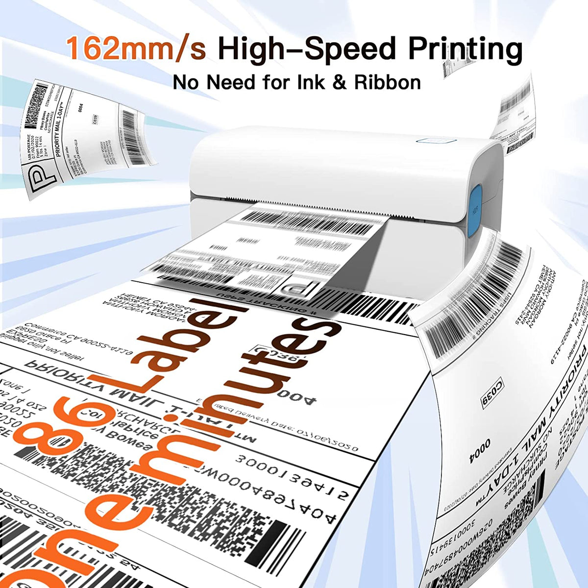 Jiose Shipping Tags Printer, Thermal Machine to Print Tags