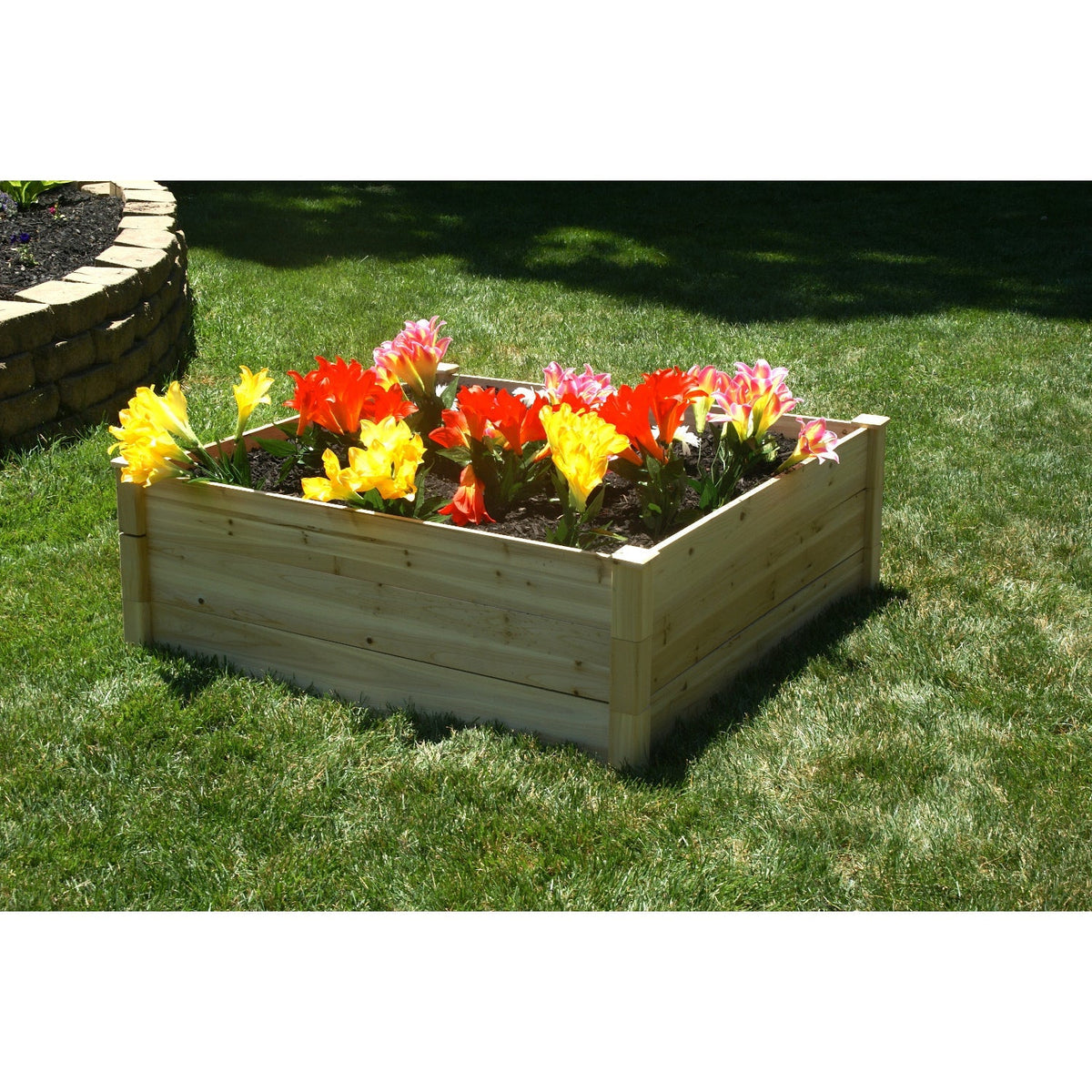 High Garden Bed Fast Assembly - 4 ′ x 4 ′ x 17.5 ″