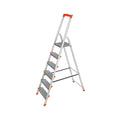 Escalera of 6 Silver and Orange steps