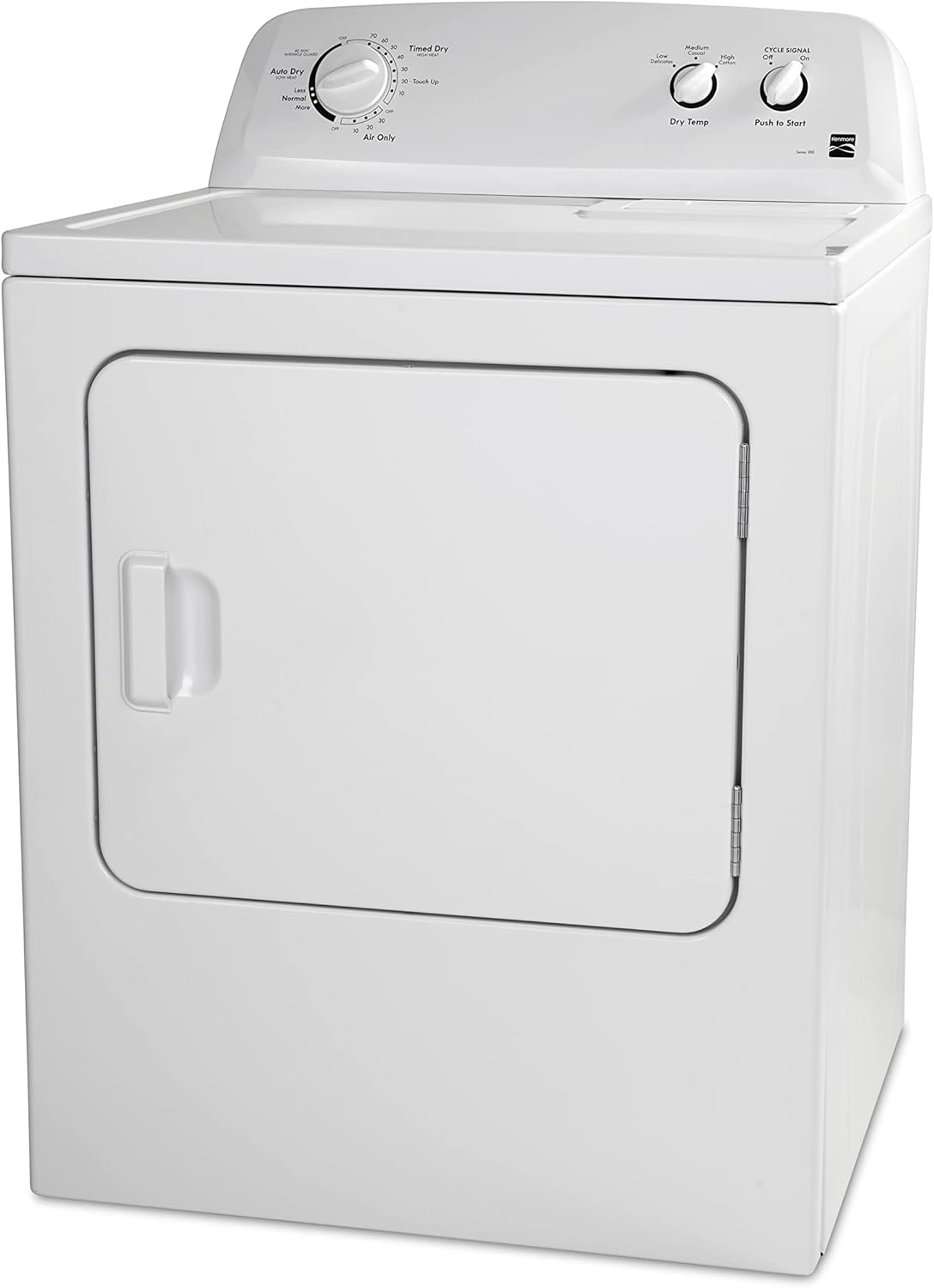 Kenmore 29 "Border Load Electric Dryer with Arrugas Protection and Total 7.0 foot Cubic, White