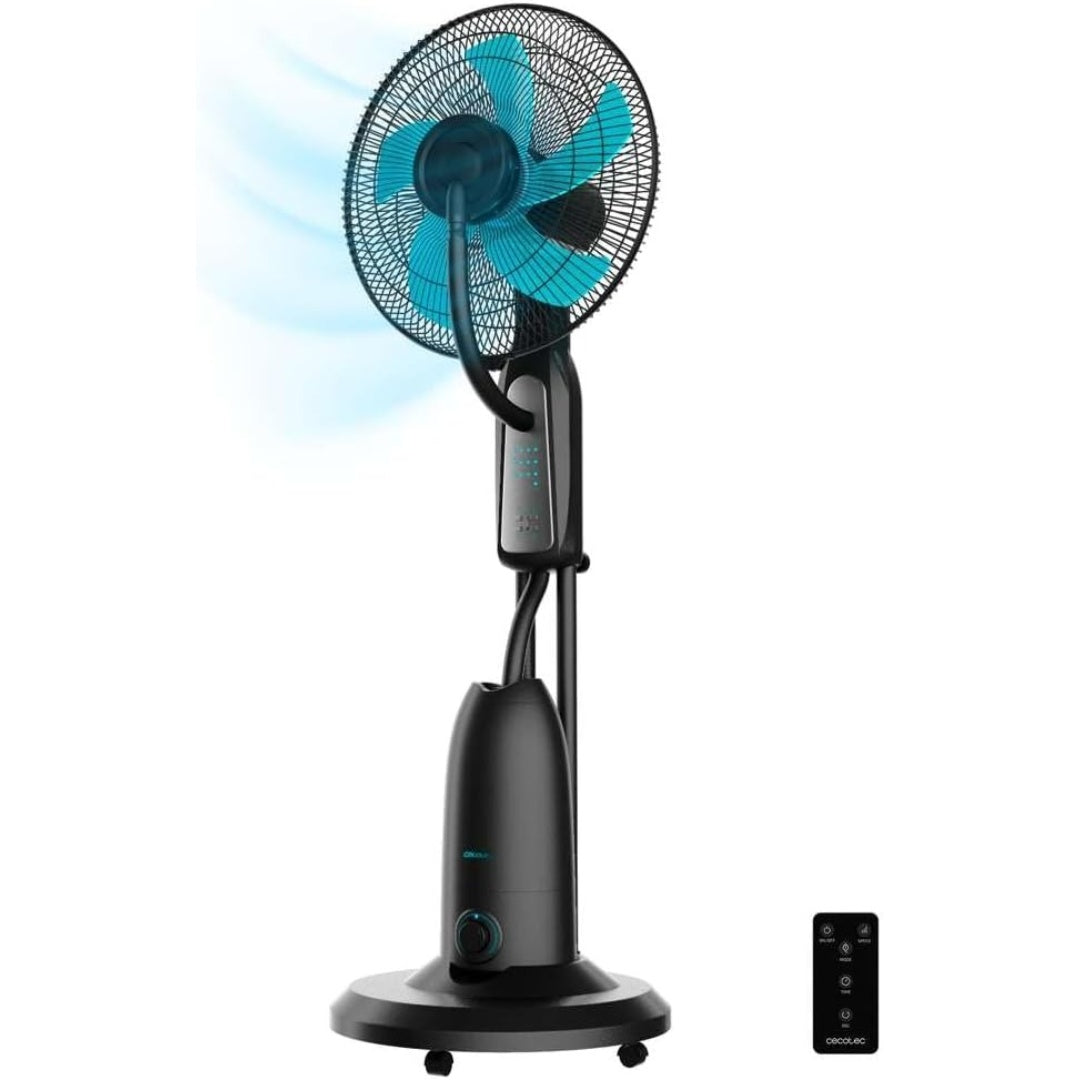 Cecotec EnergySilence 490 with Remote Control, 90W, Diameter 16, "5 Asps, 2.8L tank, 7.5h timer, LED indicator and Oscillation