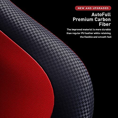 Office Chair Gaming AutoFull with Ergonomic Lumbar Support, Racing Style, PU Leather, High Backup, Swivel Chair Adjustable for PC