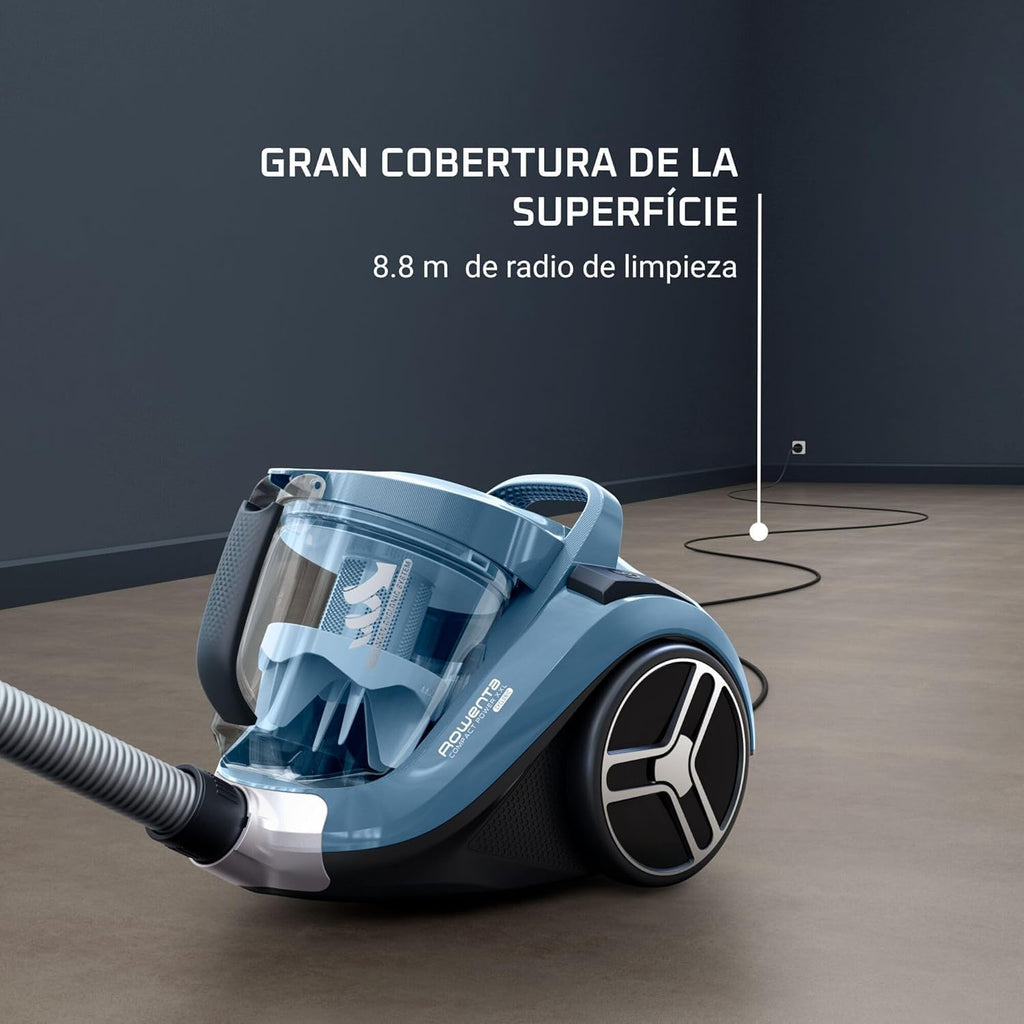 Rowenta Compact Power XXL Bag-free vacuum cleaner, 900W Energy-Efficient Motor, Advanced Cyclonic Filtration, 2.5L Large Extra Deposit, Compact, Classic Kit, RO4B23 Model