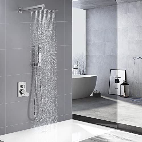 KES Shower System with 12-inch Rainhead Shower