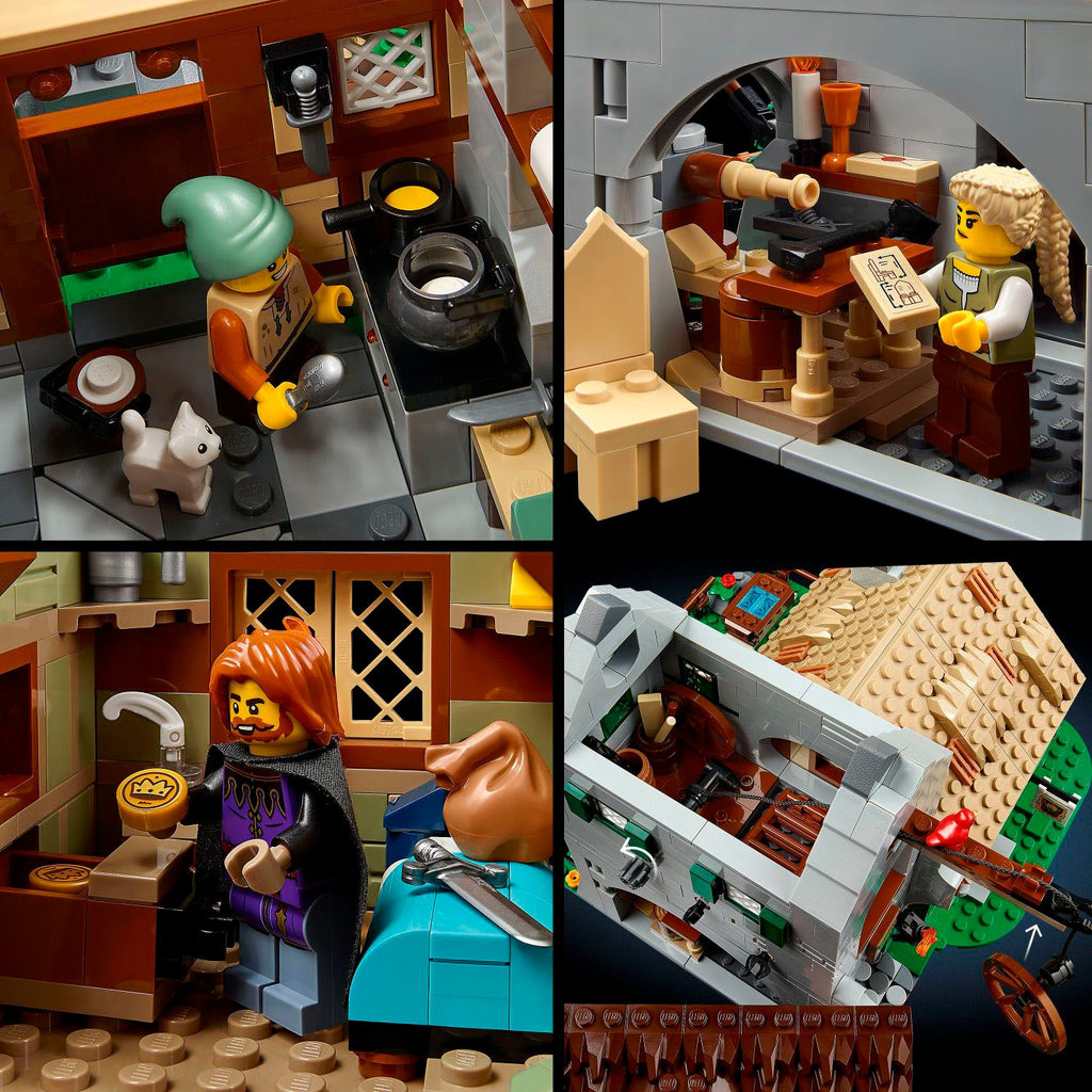 LEGO - Icons Plaza Medieval and Castle to Build and Exhibir 10332