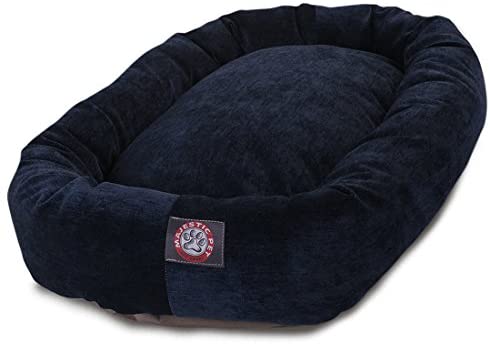 Majestic Pet Villa Bed for Bagel Dogs - 124; Donut-shaped Calming Bed, Multiple Tongs and Colors