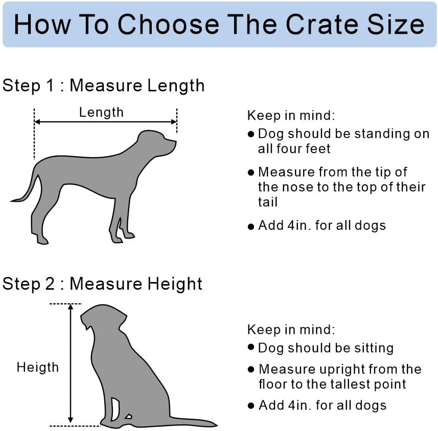 Furniture for Dog Cage Unipaws, Wood Cachor and Dog Cage, Pets Cage for Limited Spaces, Medium Size, Age Grey