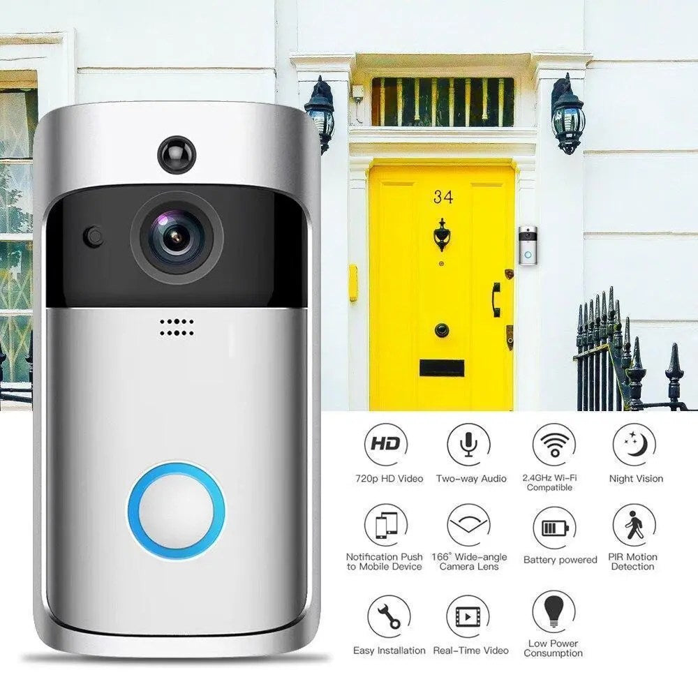 Smart Door Timber with Wireless Camera