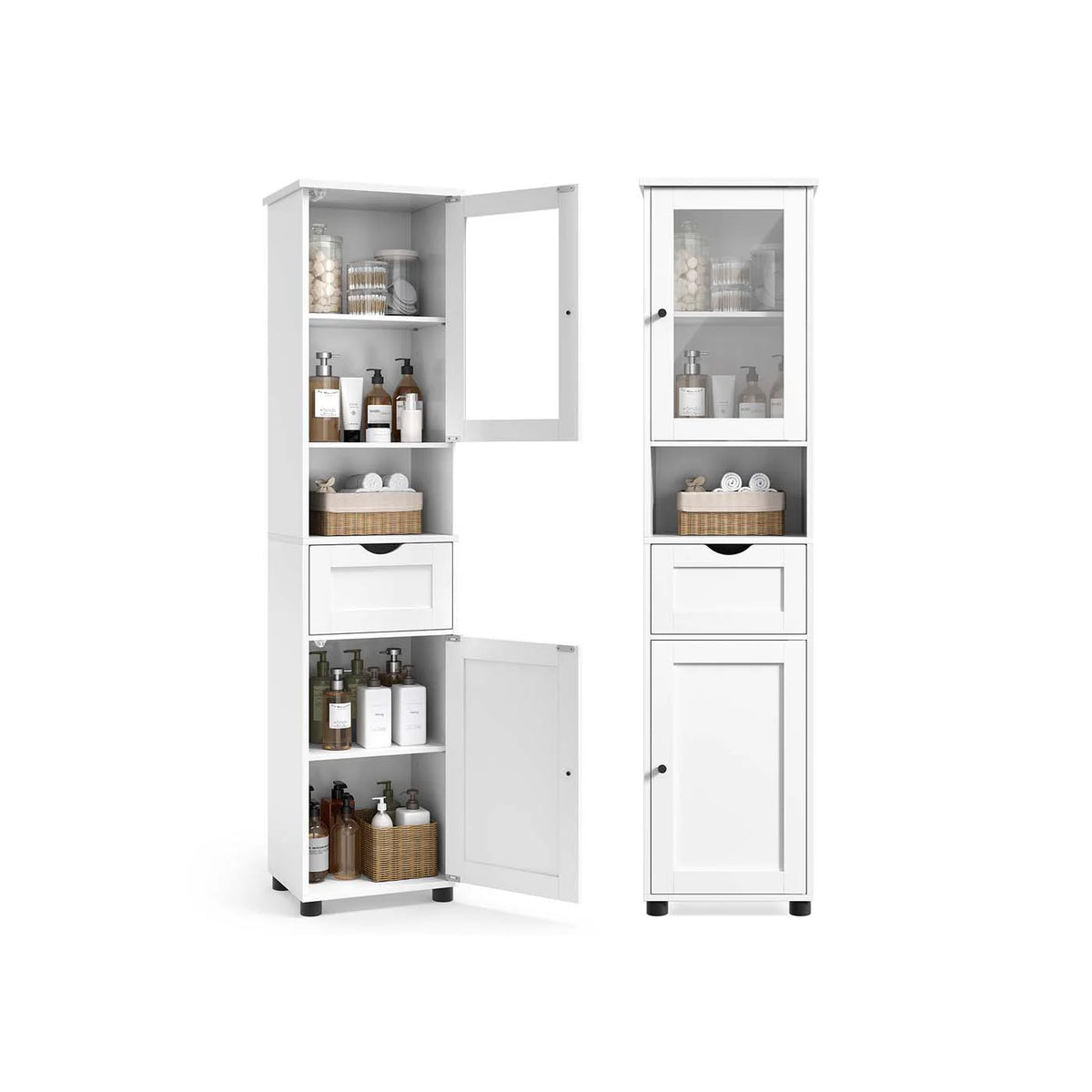 Closer Bathroom with White Cloud Pates