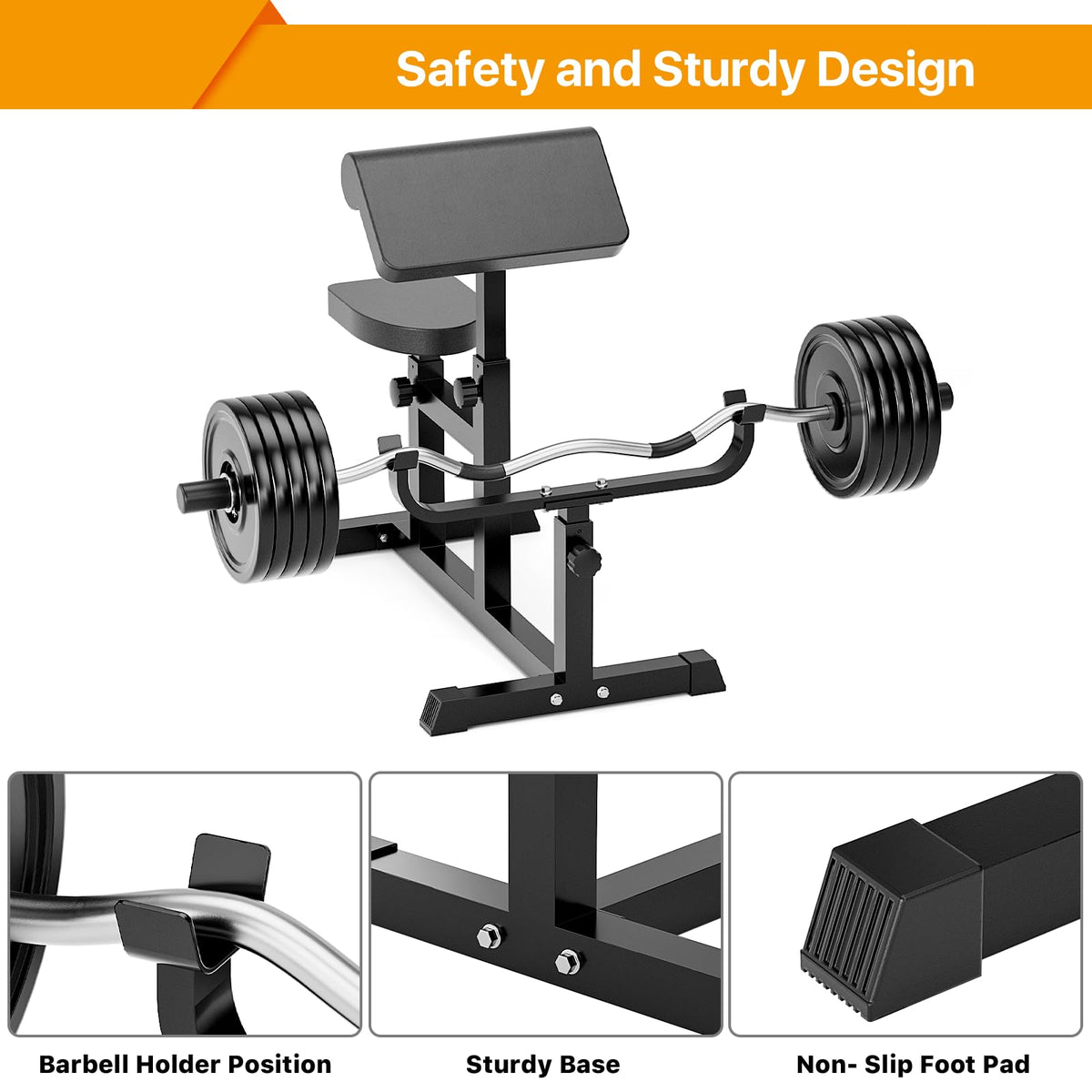 Uboway Curl Bank Adjustable Predictor for Force Training