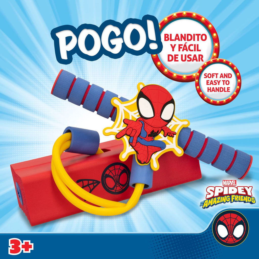 Spider and His Superteam Pogo 3d Jumper