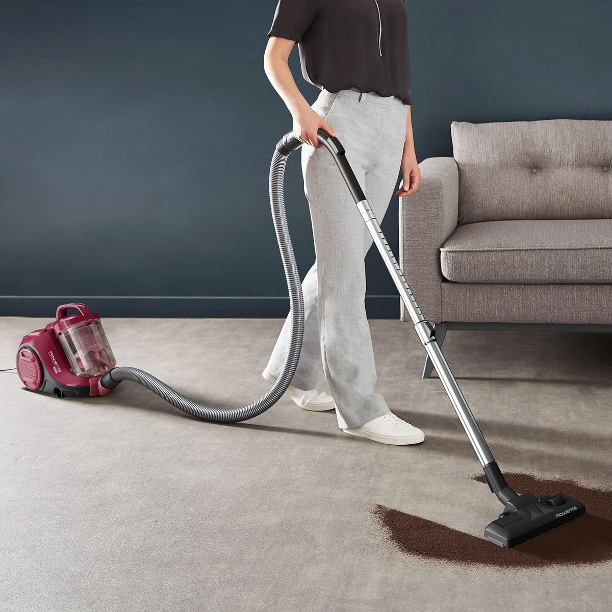Rowenta Swift Power RO2981 Total Care - Scan Without Bag with Cyclone System