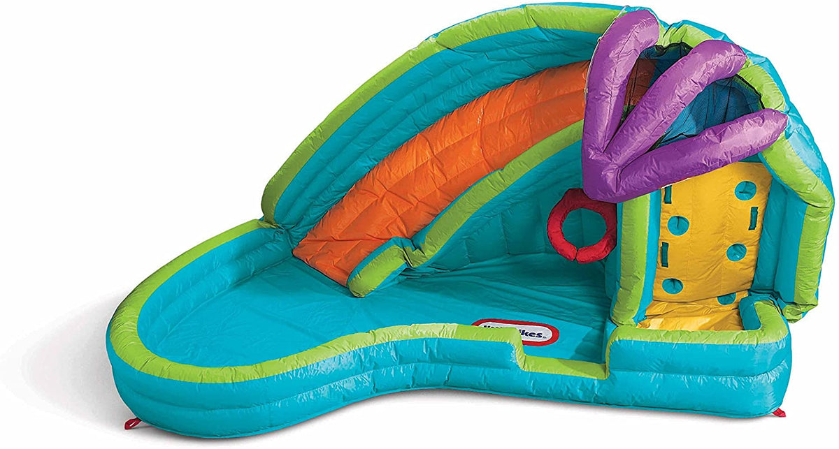 Little Tikes Slam'n Curve Slide, Multicolor