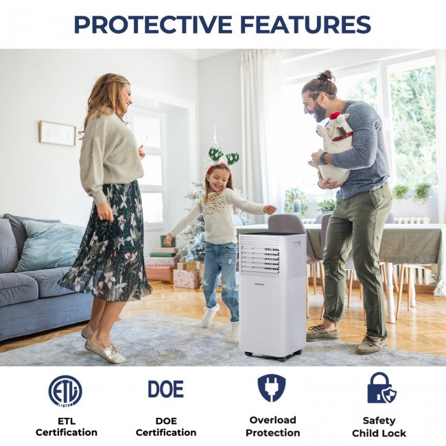 Portable Air Conditioning 3 in 1 of 8000 BTU with Dehumidifier and Fan Mode