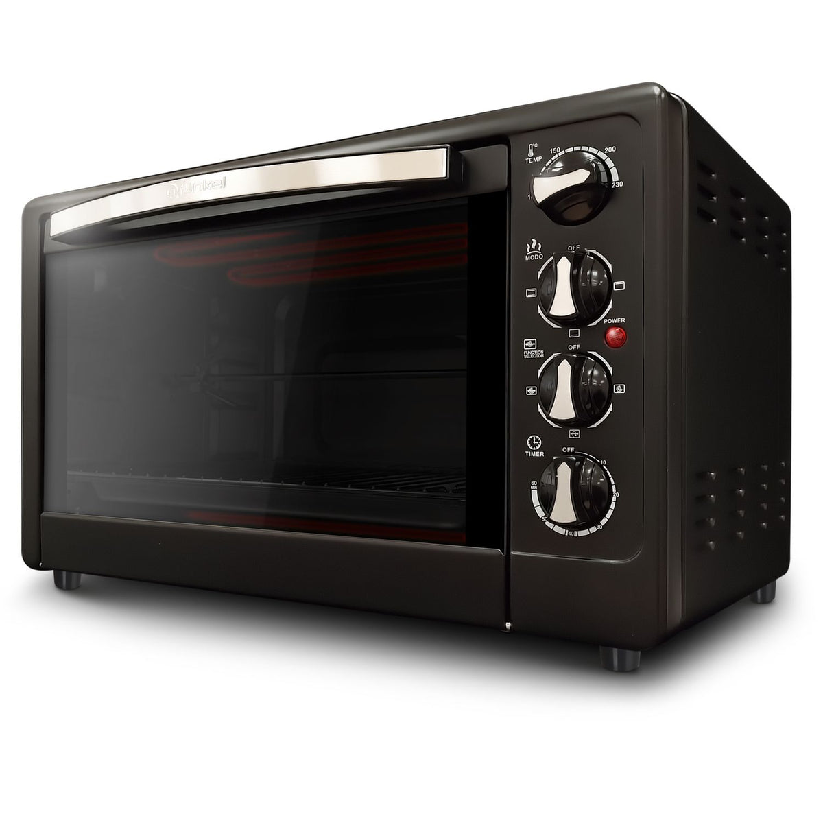 Multifunction Electric Oven of 48l - Hr-48rmrusti - 2200w - Black