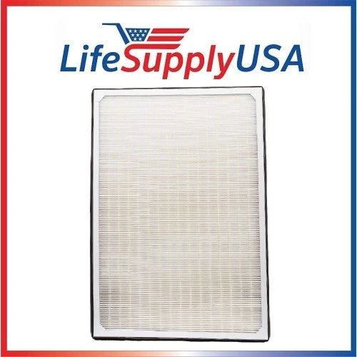 LifeSupplyUSA 8-Filter HAPA Intermarket Replacement Filters (2 games) Compatible with the Air Purifier for the whole house IQAir Perfect 16 ID-2225 3 Tons Model, Part # 202 11 30 02, Size 3