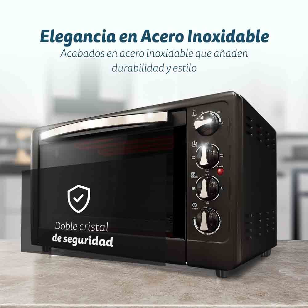 Multifunction Electric Oven of 48l - Hr-48rmrusti - 2200w - Black