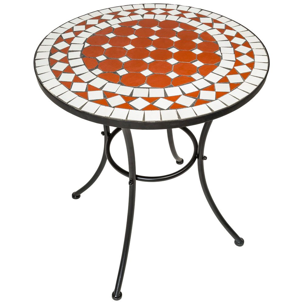 Table Set Ø 60cm + 2 Mosaic Chairs
