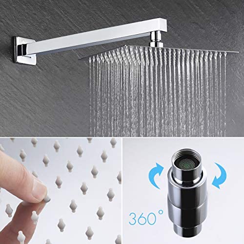 KES Shower System with 12-inch Rainhead Shower